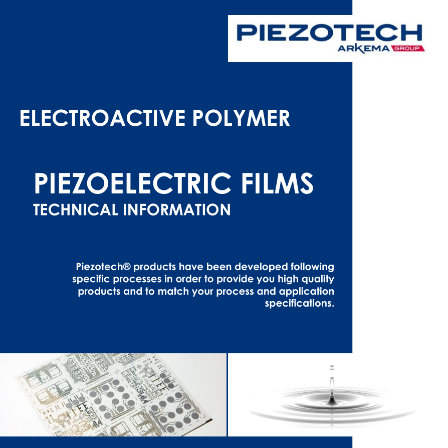 Piezotech films - technical information